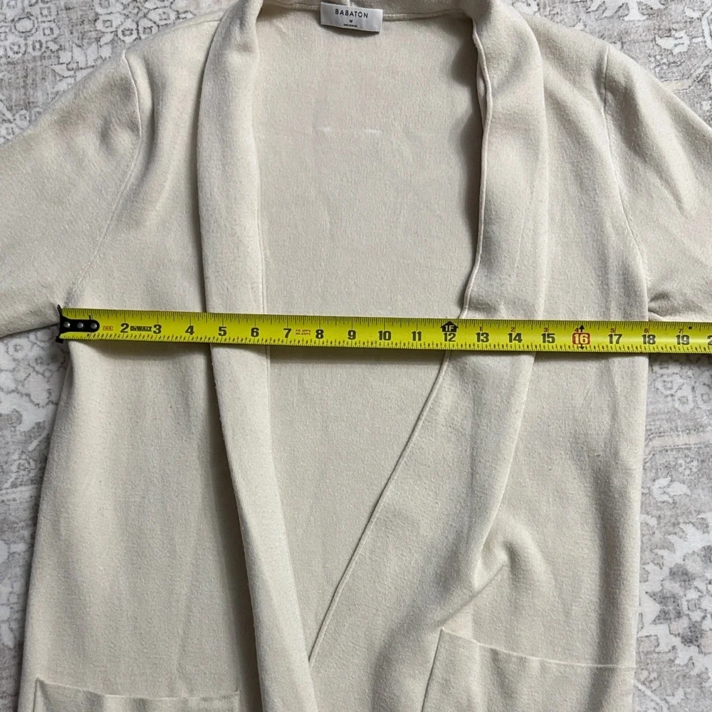 Babaton Long Cardigan with Pockets Women’s Size M - Picture 4 of 6